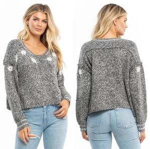 WILDFOX Lewis Flower Sweater